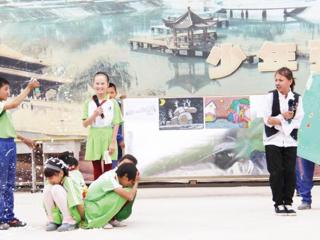 师代管一团中心小学开展国家通用语言课本剧表演比赛
