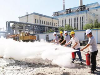 锦源热电公司安全生产常抓不懈