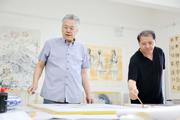 七师文联组织画家创作丝网版画