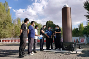 第七师137团国土分局开展兵地联合测绘法宣传活动