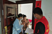 夏哈拉社区开展“敲门行动”·守护万家门