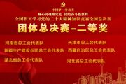 喜讯：师市总工会代表兵团喜获全国职工学习党的二十大精神知识竞赛全国二等奖