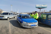 第七师交通运输综合行政执法支队开展 打击非法营运专项整治活动