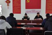 一三〇团共青路社区组织集中学习《信访工作条例》