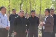 宋学华在团场开展巡林工作时强调落实落细林长制工作织密筑牢绿色生态屏障