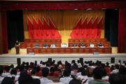 七师胡杨河市欢送离岗大学生西部计划志愿者